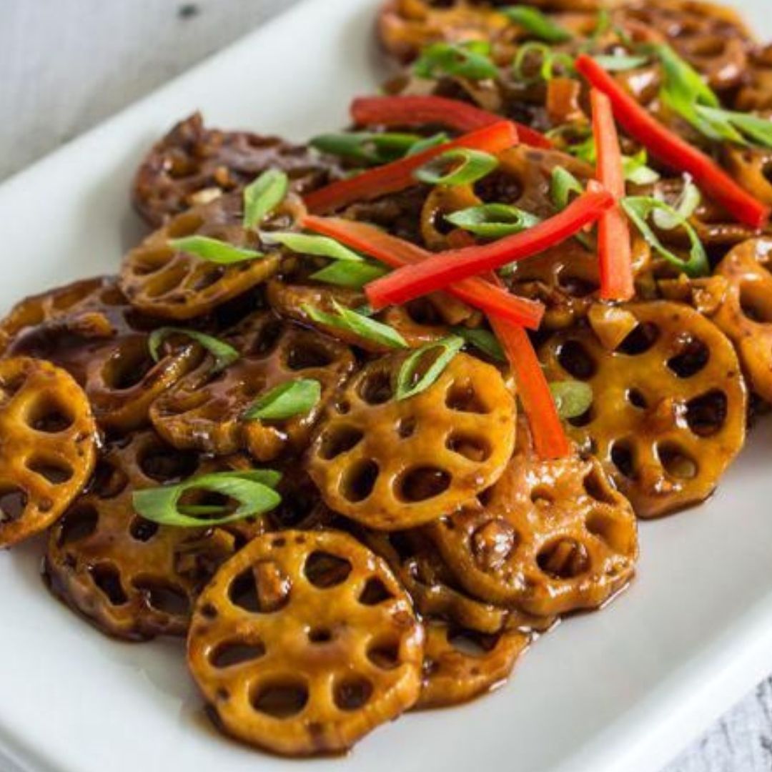 Lotus Stem stir fry