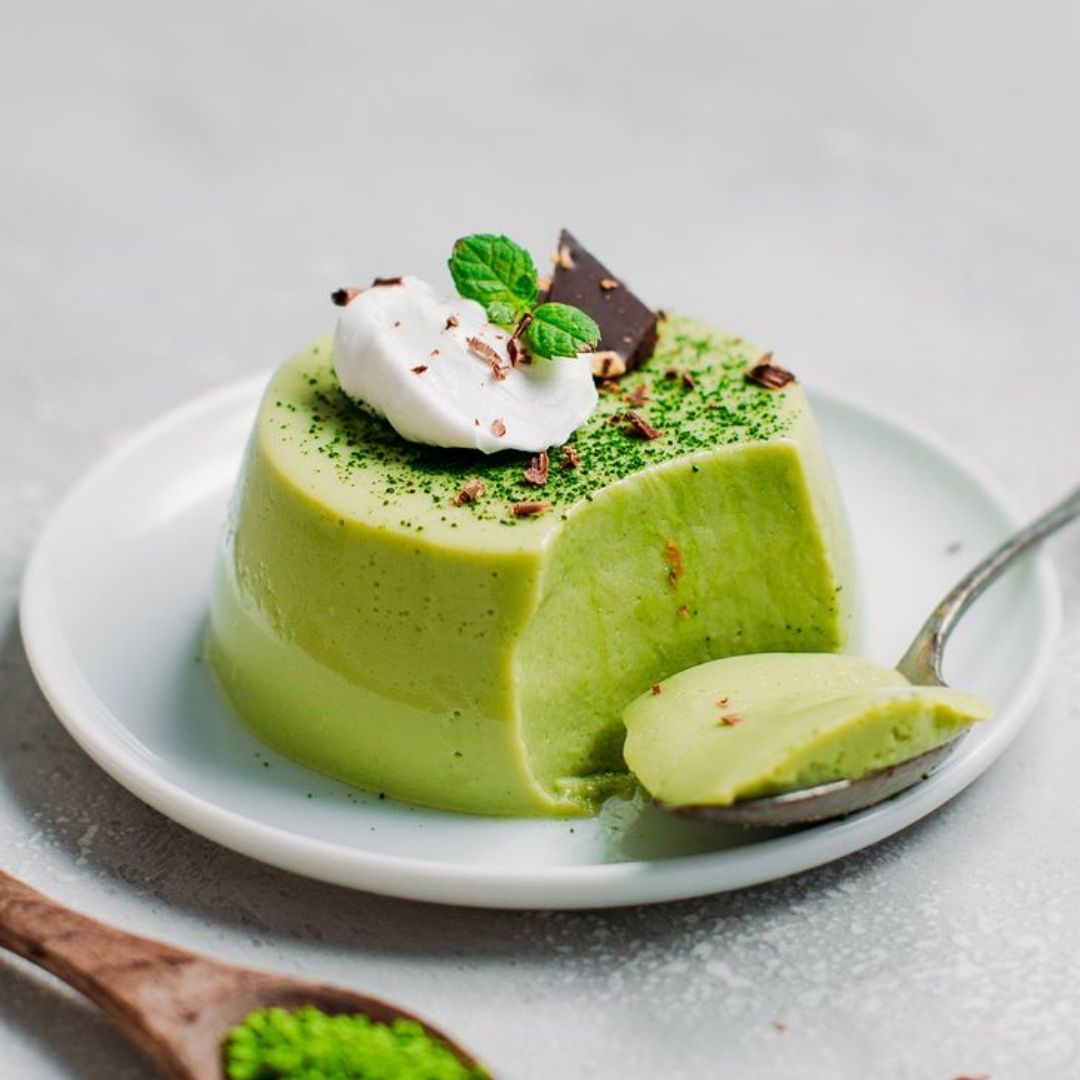Matcha Parfait Pudding